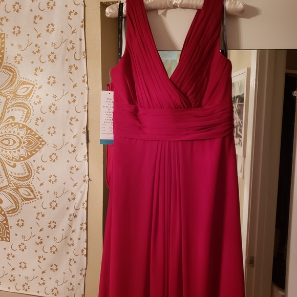 Red Bridesmaid Dress - Picture 9 of 16